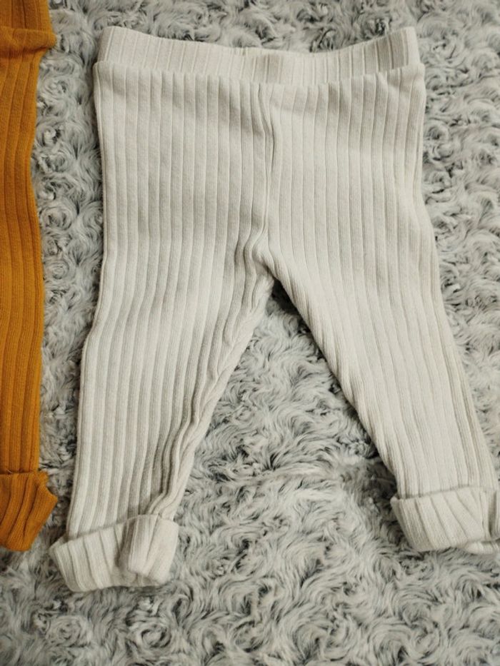 2 pantalons façon legging 12 mois - photo numéro 3