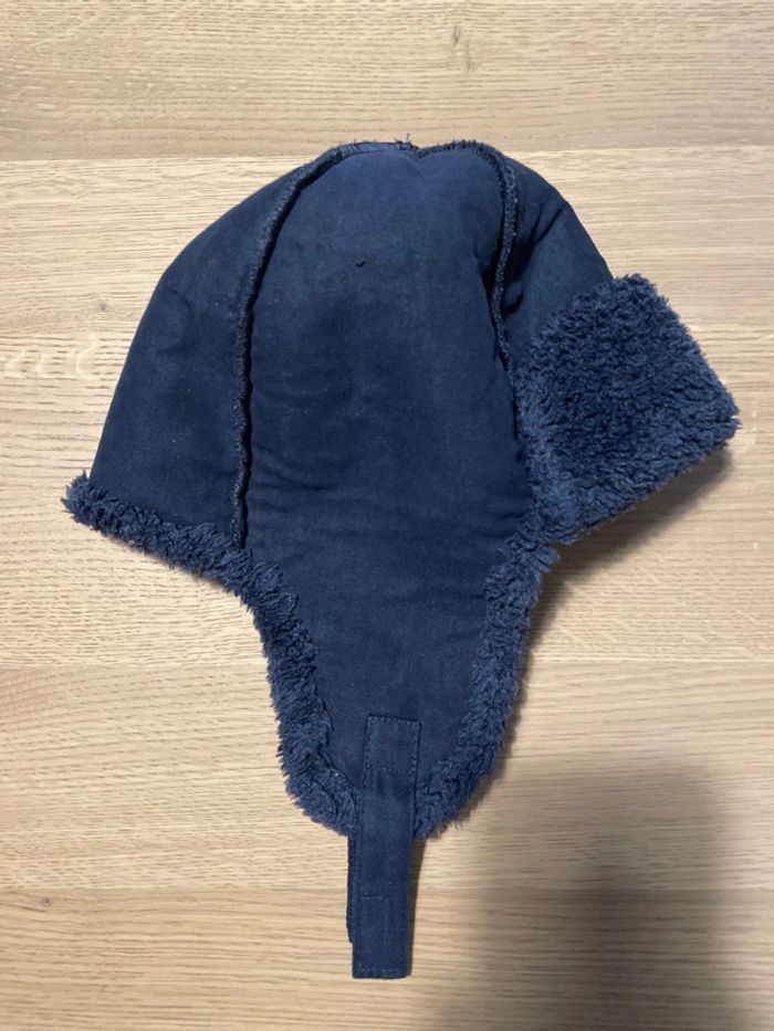 Chapka polaire bleue kiabi moins de 50cm - photo numéro 2