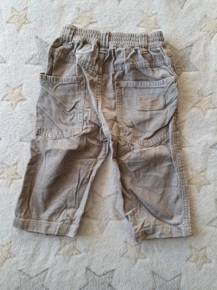 Pantalon velours gris - photo numéro 3