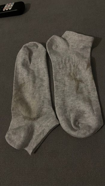 Socquettes femme gris – taille 41 – coton – bon état porté