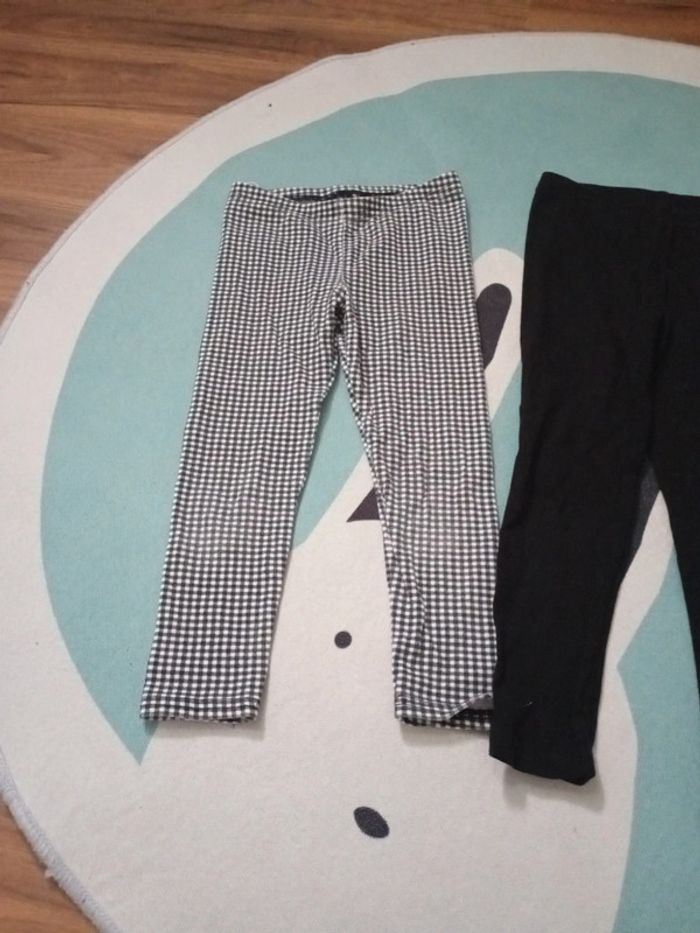 Lot 2 leggings 4 ans - photo numéro 2