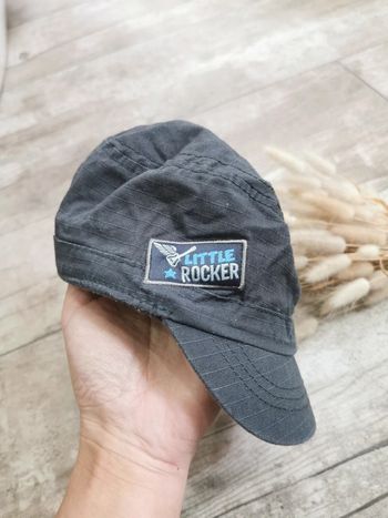 🌸Casquette souple bébé 6/12mois gris La Halle