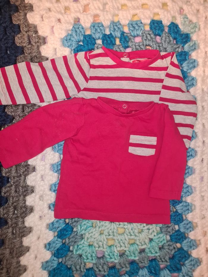 Tee-shirts manches longues 12 mois