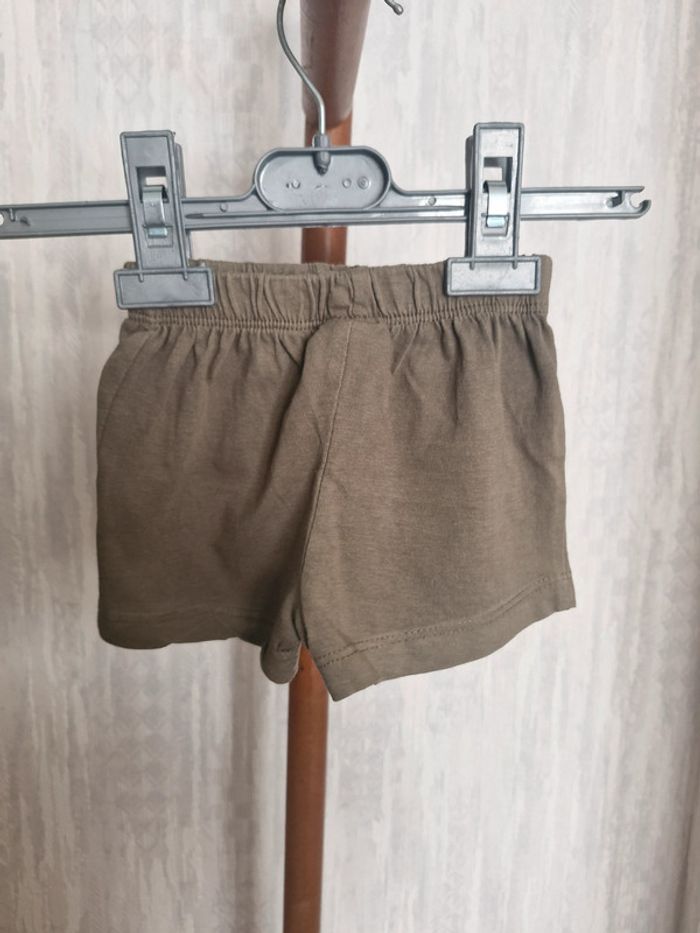 Ensemble bébé 3 mois Sans marque Coton T-shirt manches courtes Short - photo numéro 12