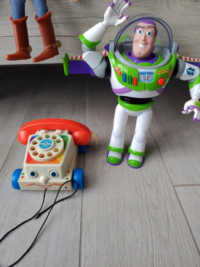 Lot toy story buzz Woody fourchette téléphone - photo numéro 2