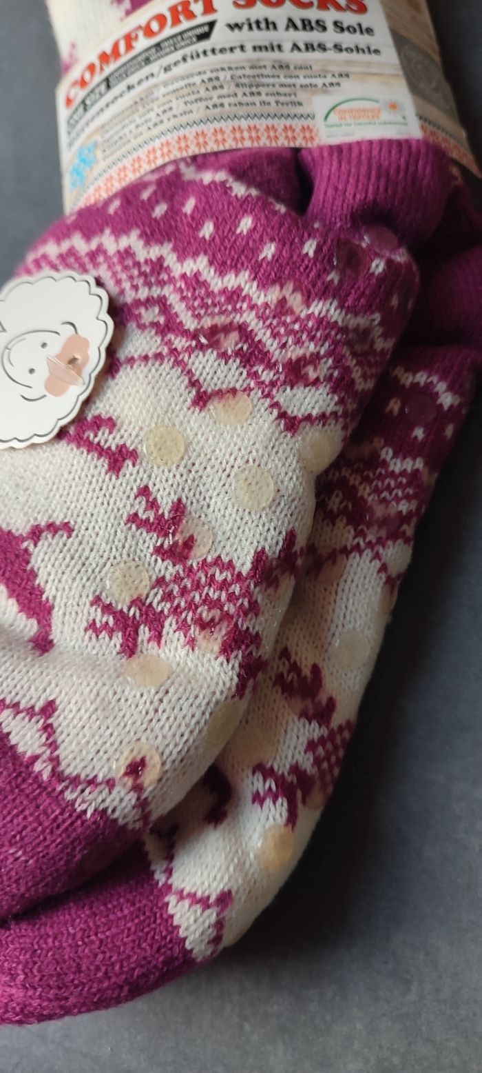 Chaussettes de Noël fourrees - photo numéro 3