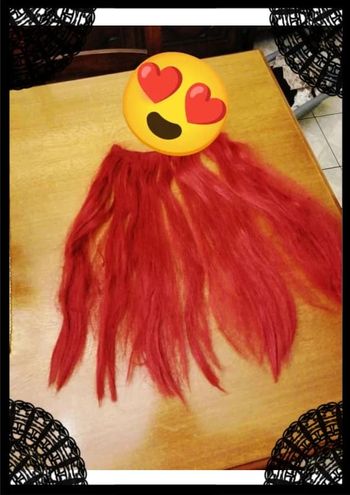 Extension cheveux longs rouges