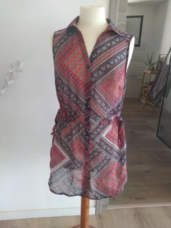 Tunique cintrée bohème S Camaïeu