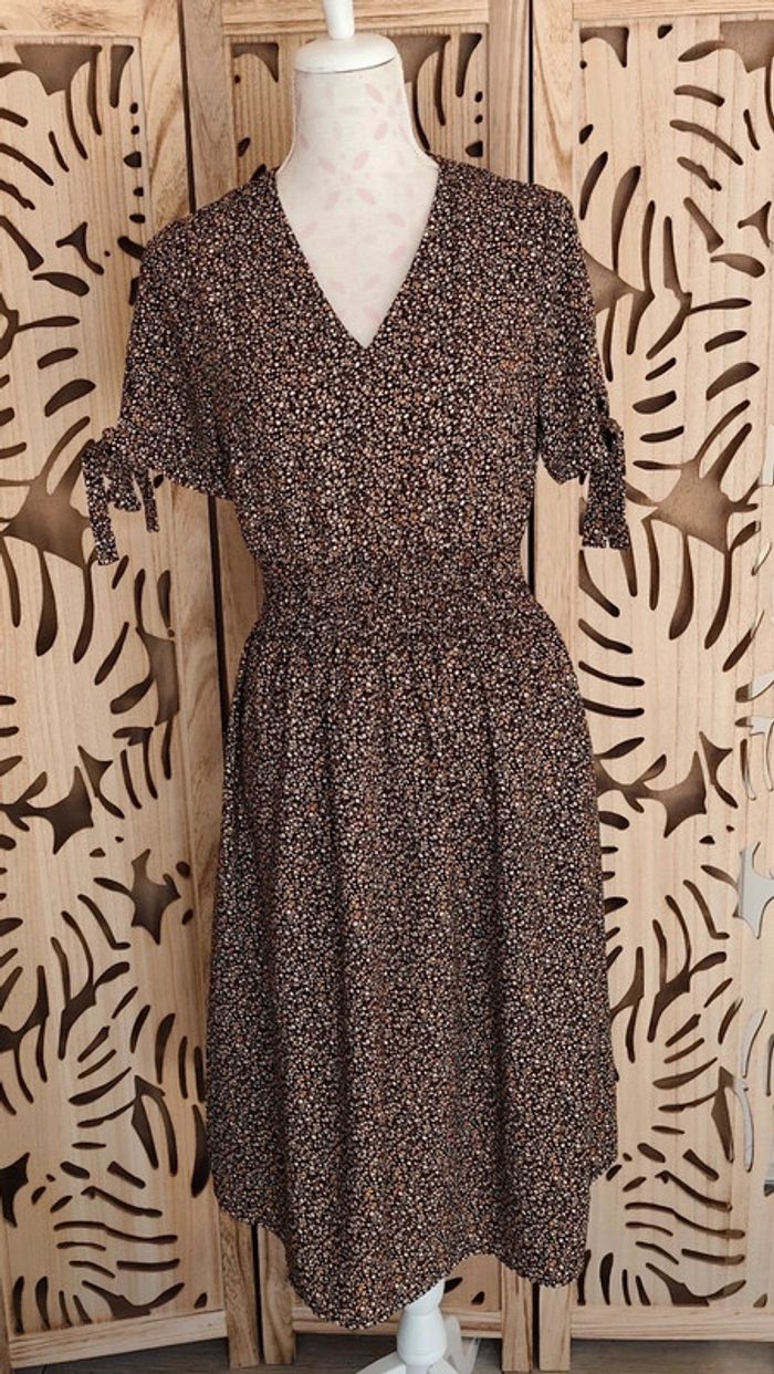 Robe imprimée fleurie T 36 Vila - photo numéro 2