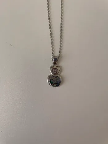 Pendentif Ourson en nacre Naturelle