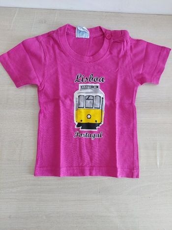 Lot de 5 t-shirts manches courtes fille 18mois