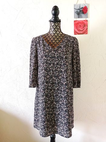 🌸Robe mi-saison manches 3/4, promod, taille 36