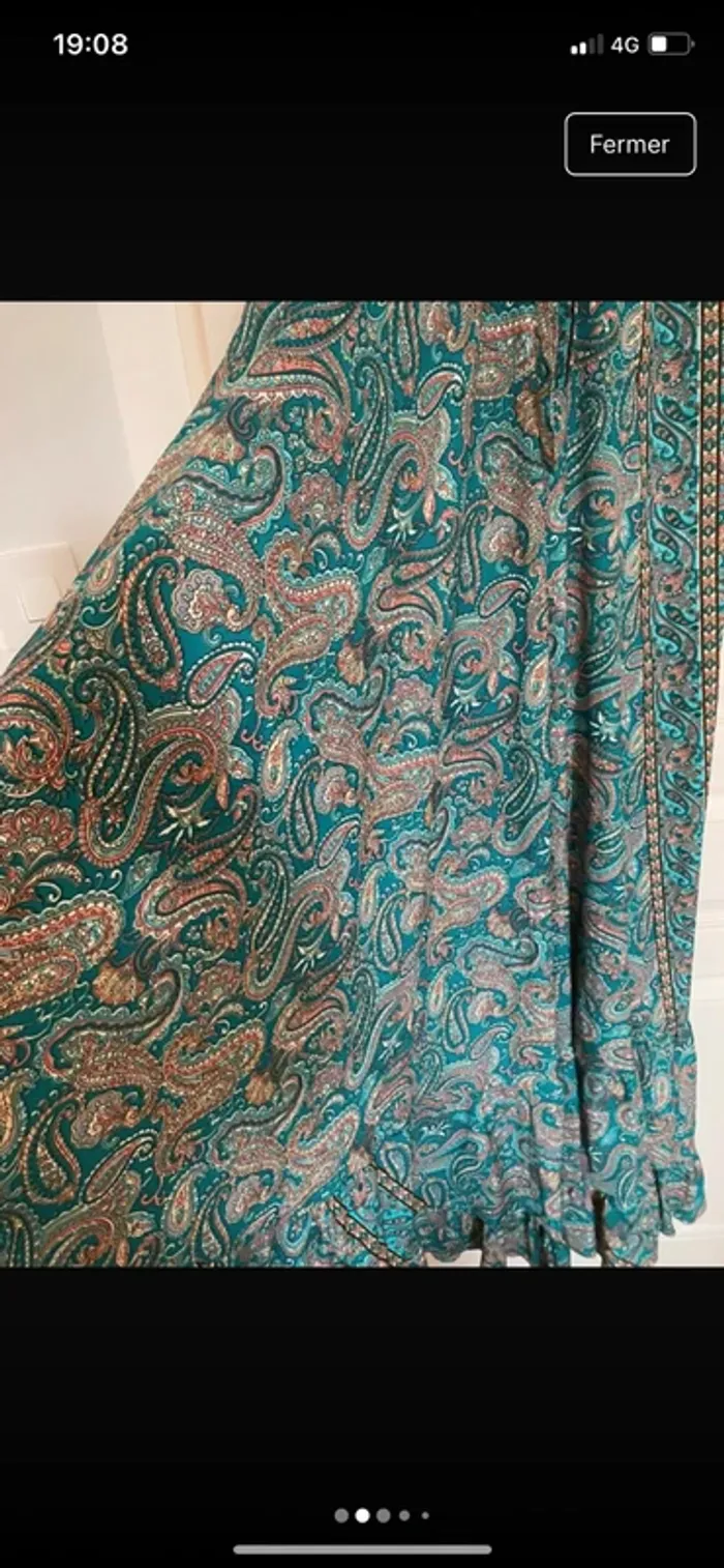 Robe longue été  soie taille unique - photo numéro 2