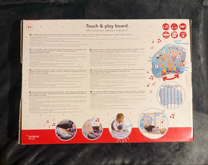 Mon premier tableau interactif Touch & Play Board Sophie la girafe - photo numéro 2