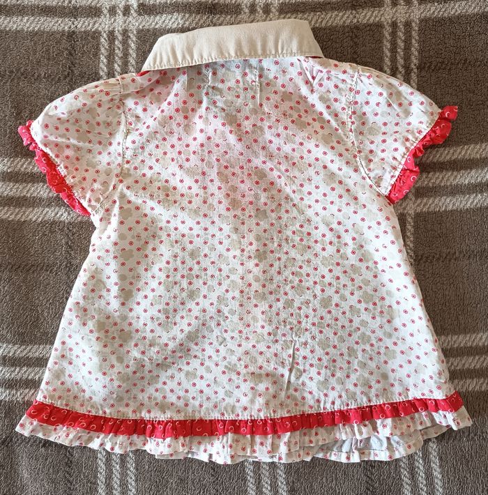 Chemise Enfant Manches Courtes à Motifs Fleuris 🌸 - 3 Mois / Orchestra - photo numéro 5