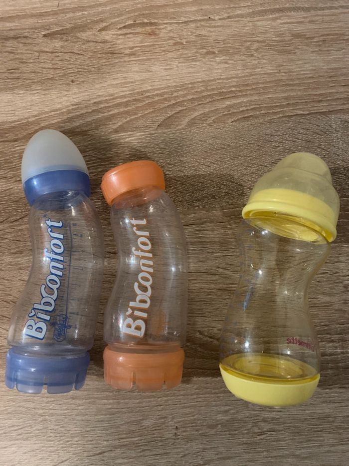 3 biberons plastique anti colique contenance 240,260 ml - photo numéro 3