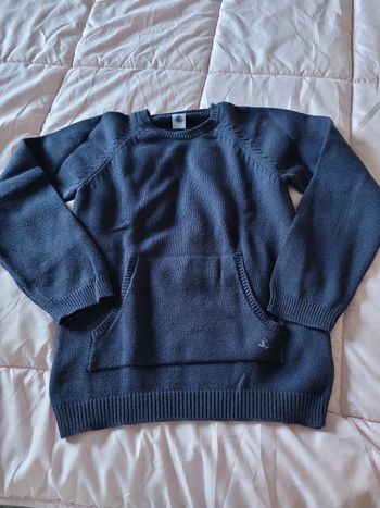 pull marine petit bateau 10ans bon état (8e)pull marine petit bateau 10ans  (8e)
