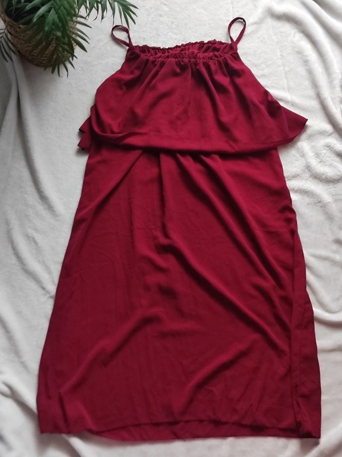 Robe bordeaux taille unique - photo numéro 3