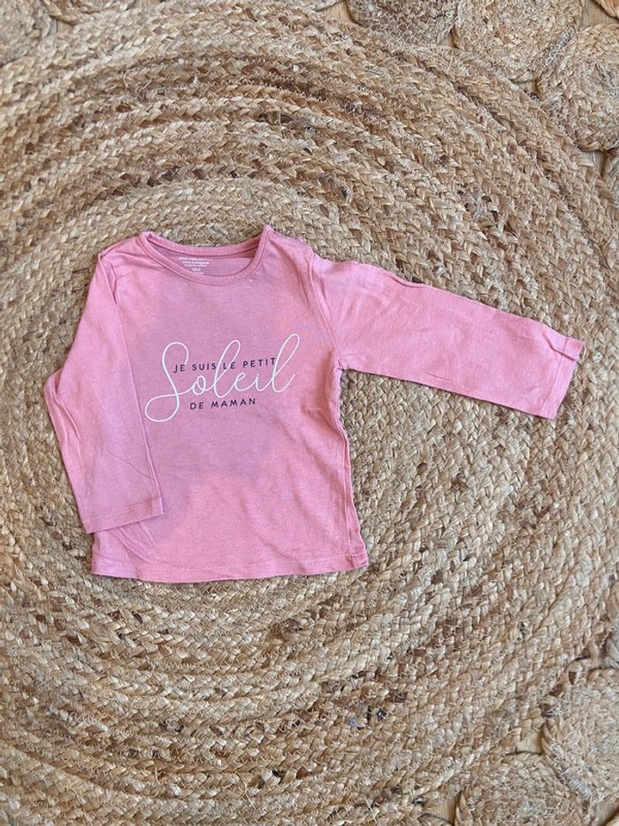 Tee-shirt fille 9 mois Kiabi