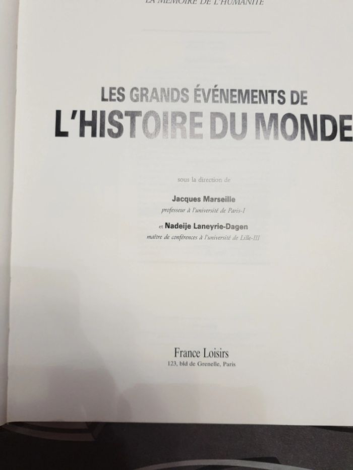 Les grands événements de l'histoire du monde - photo numéro 2