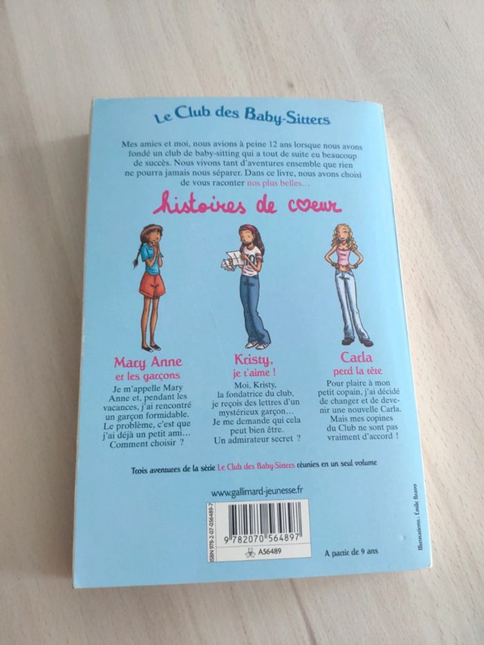 Livre jeunesse club baby sitters nos plus belles histoires de cœur Martin - photo numéro 5