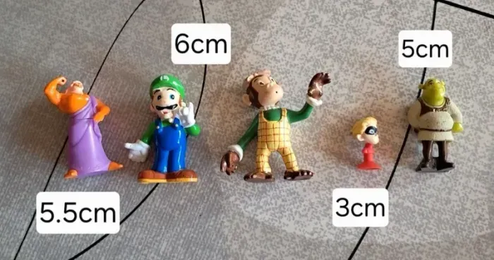 Lot de figurines personnages de dessins animés - photo numéro 3