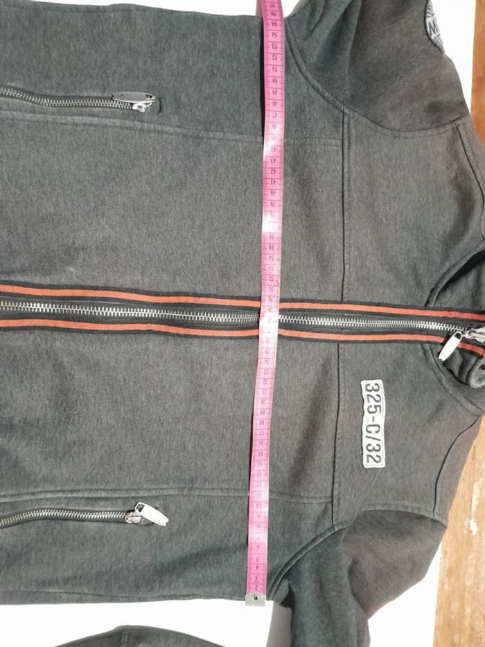 Sweat zippé oxbow effet vieilli - photo numéro 14