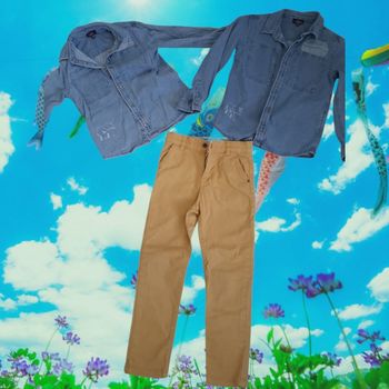 Ensemble de deux chemises et un pantalon Sergent Major Garçon