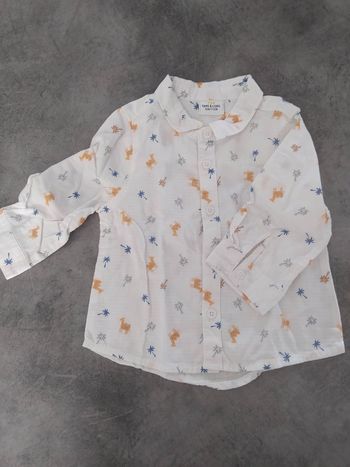 Chemise tape a l'oeil 9 mois