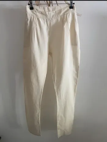 Pantalon crème léger