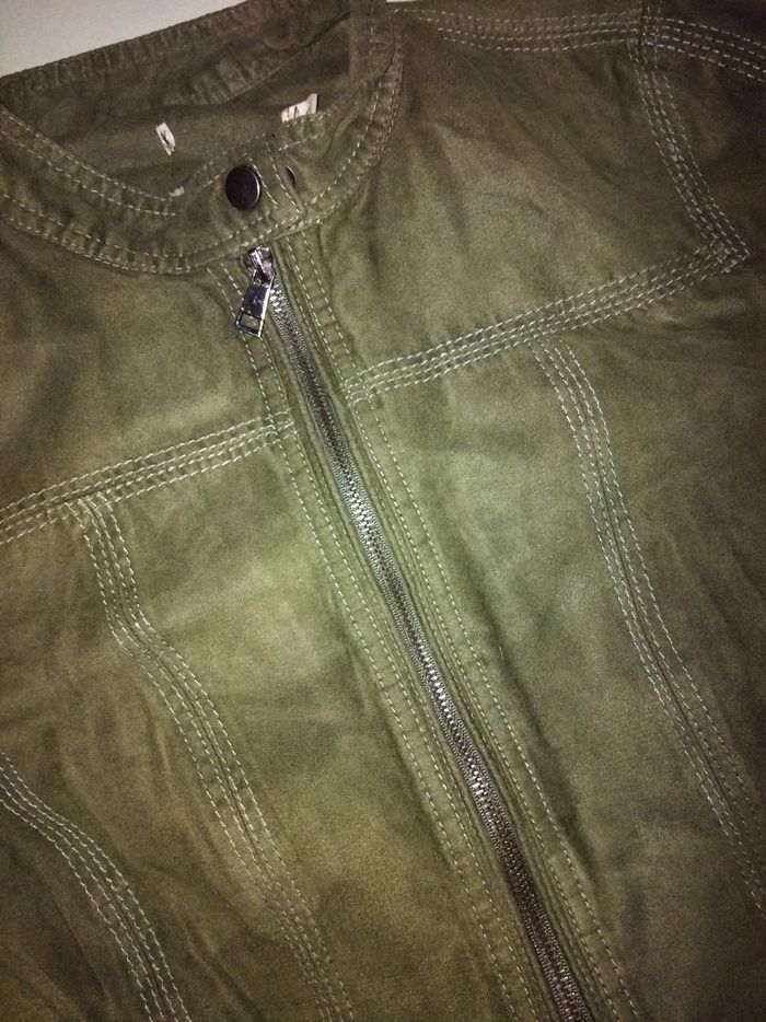 Veste mi saison imitation daim - photo numéro 2