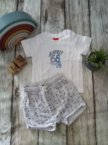 Ensemble esprit et kiabi 12mois 74cm garçon