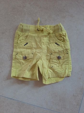Short jaune 24 mois