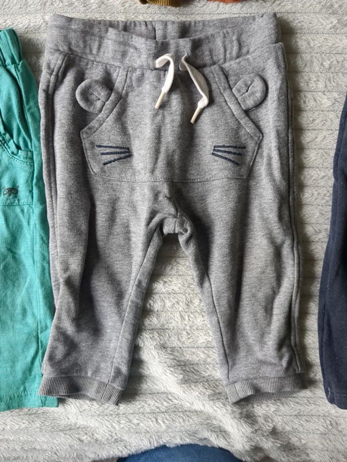 Lot de 7 pantalons taille 9-12 mois 74 cm - photo numéro 5