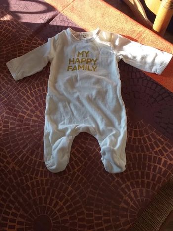 Pyjama léger bébé mixte 1 mois Kiabi