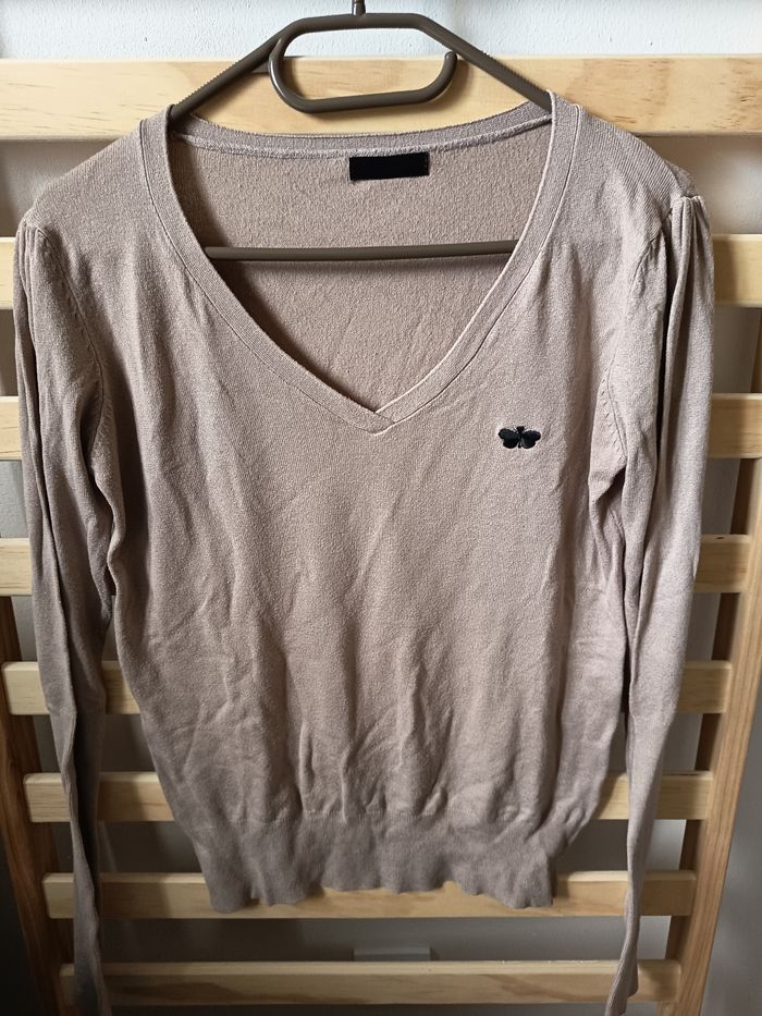 Pull marron - photo numéro 2