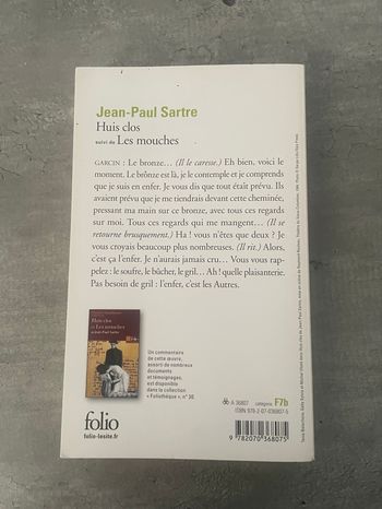 Livre de huis clos suivi de les mouches