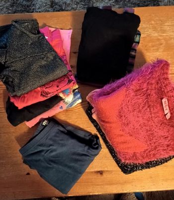 Lot 11 vêtements chauds fille 10 ans