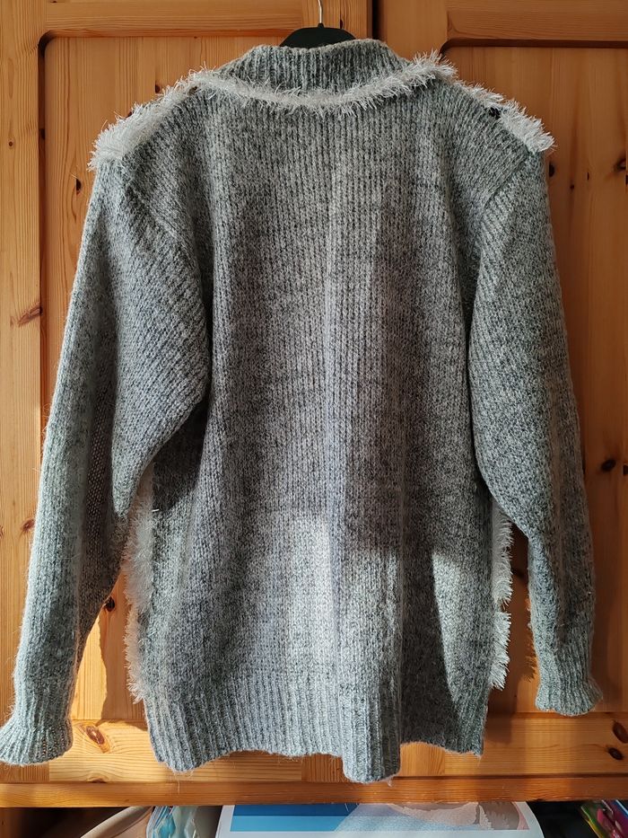 Veste laine poilu - photo numéro 2