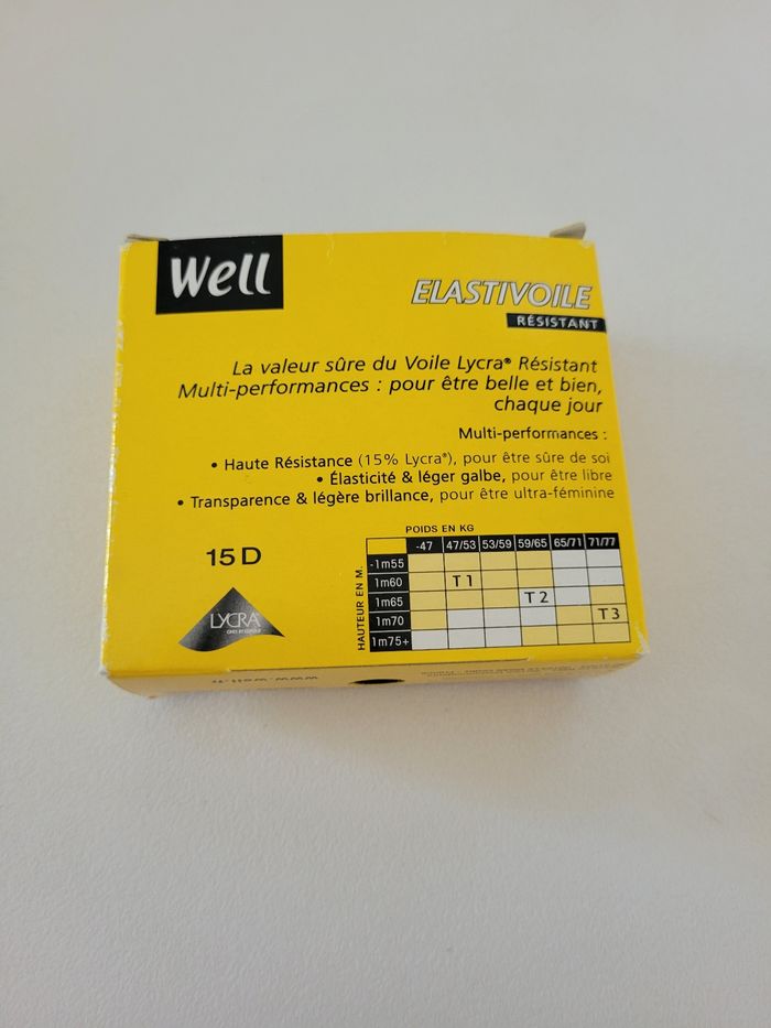 Collant Well Elastivoile resistant - photo numéro 2