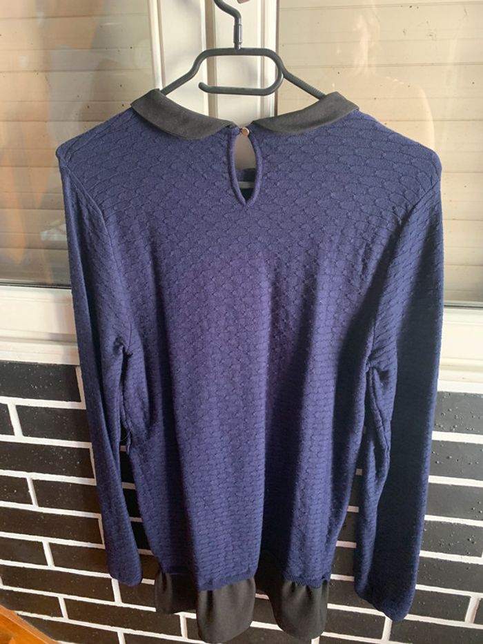 Pull bleu marine Naf Naf - photo numéro 5
