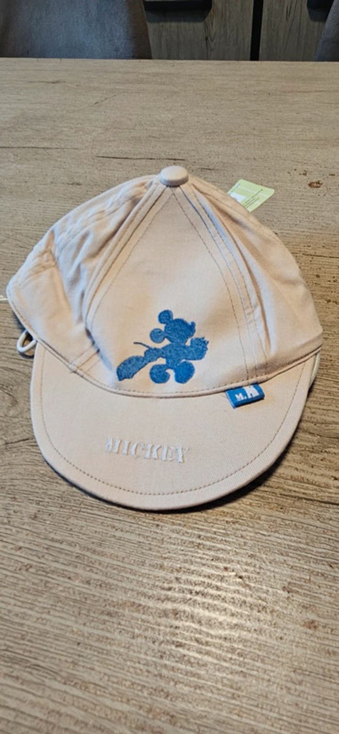 Casquette beige Disney, Mickey, 45 cm, neuve