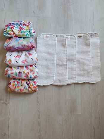 Lots de 5 couches lavable  mama koala