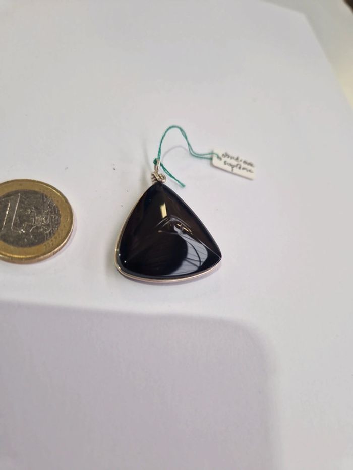 Pendentif obsidienne arc en ciel suprême oeil - photo numéro 2