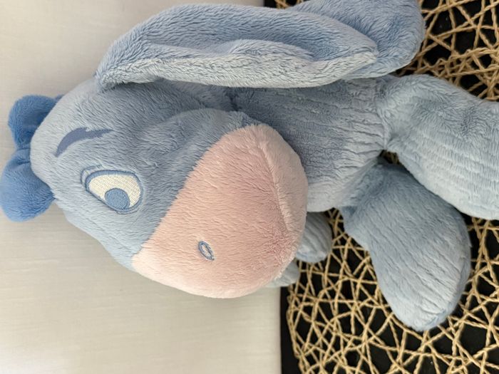 Peluche Bourriquet Bleu Rose Clair Côtelé DISNEY NICOTOY - photo numéro 3