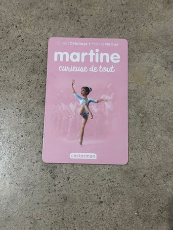 Carte yoto Martine curieuse de tout 