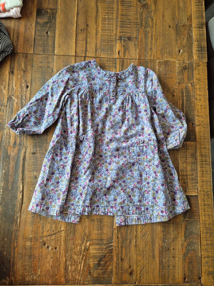 Robe fleurie 18 mois Petit Bateau