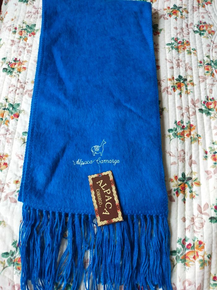 Écharpe péruvienne mixte alpaga classe