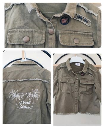 3 ans veste en jean tape a l'oeil