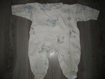  PYJAMA DORS BIEN ÉCRU BÉBÉ GARÇON "CONFETTI" - 6 MOIS - n°03
